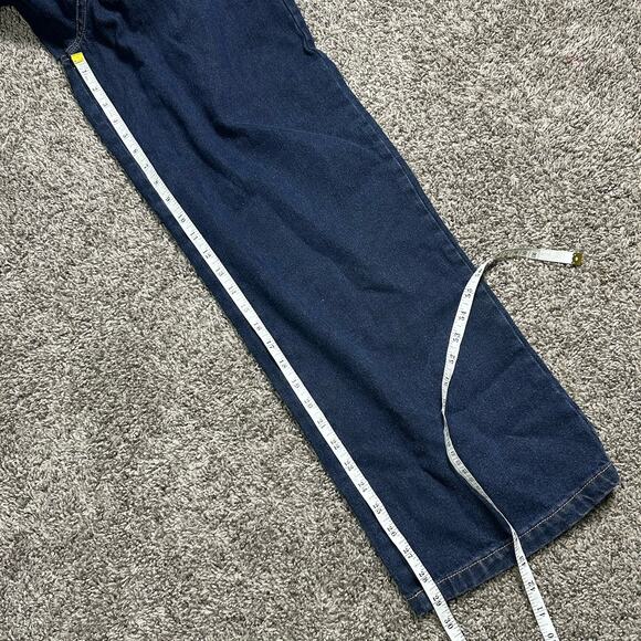 Y2K Vintage G Unit Heavy Weight Baggy Wide Leg Dark Wash Jeans SZ 16 NEW W TAGS - Picture 6 of 8